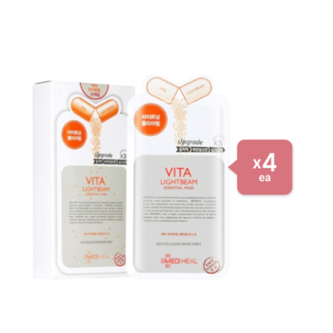 Mediheal - Vita Lightbeam Essential Mask EX. - 1pack (10pcs) (4ea) Set Mediheal - Vita Lightbeam Essential Mask EX. - 1pack (10pcs) (4ea) Set