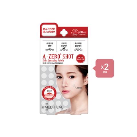 Mediheal A-zero Shot Skin Dressing Spot Patch - 80pcs (2ea) Set