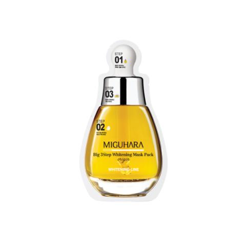 MIGUHARA - Pack de masques blanchissants Big 3Step Origin - 1pièce