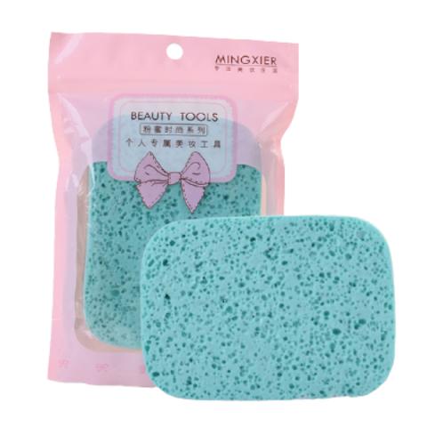 MINGXIER - Éponge Nettoyante Visage - Bleu - 1pièce