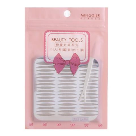 MINGXIER - Ruban Double Paupière Dentelle Sans Colle - Olives - 72sets
