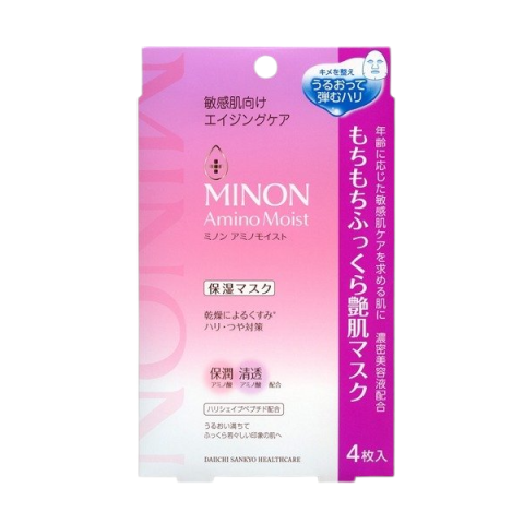 Minon - Masque de soin anti-âge Amino Moist - 4pièces