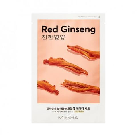 MISSHA - Airy Fit, Masque feuille - Le ginseng rouge - 1pièce