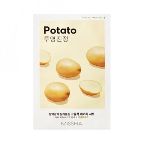 MISSHA - Airy Fit, Masque feuille - Pommes de terre - 1pièce