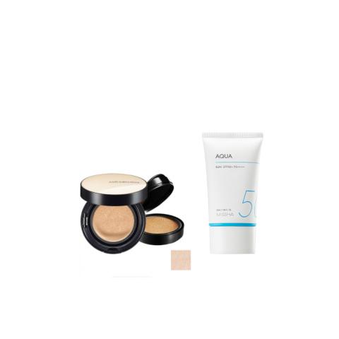 MISSHA - All-Around Safe Block Aqua Sun SPF50+ PA++++ (New version of All-Around Safe Block Aqua Sun Gel ) - 50ml X Jung Saem...
