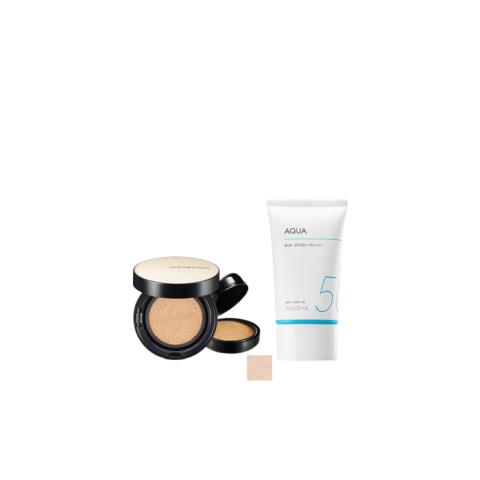 MISSHA - All-Around Safe Block Aqua Sun SPF50+ PA++++ (New version of All-Around Safe Block Aqua Sun Gel ) - 50ml X Jung Saem...