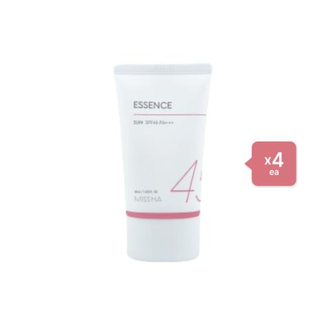 MISSHA All Around Safe Block Essence Sun SPF45 PA+++ - 50ml (4ea)...