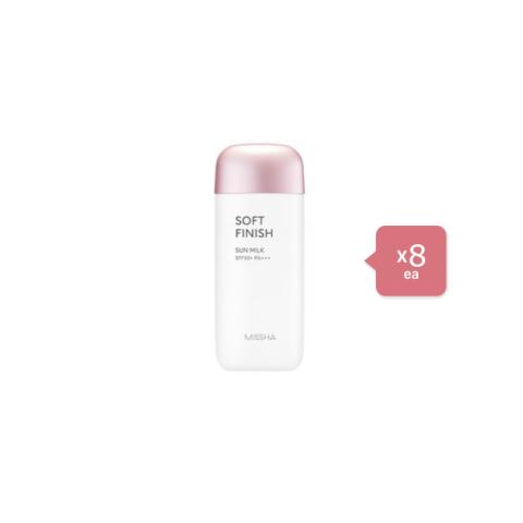 MISSHA All-Around Safe Block Soft Finish Sun Milk - 70ml (8ea) Set