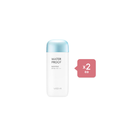 MISSHA All-Around Safe Block Waterproof Sun Milk - 70ml (2ea) Set