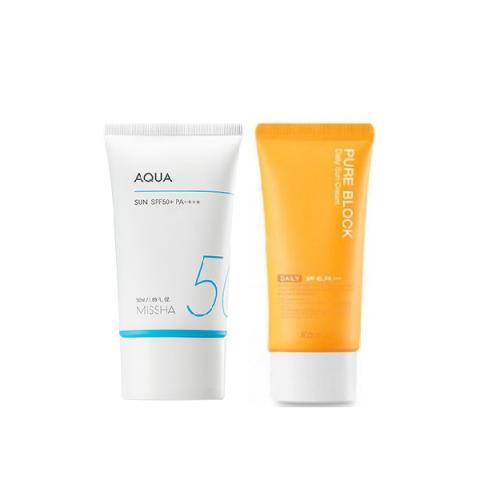 Missha Aqua Sun X A'pieu Hero Sunscreen Set A
