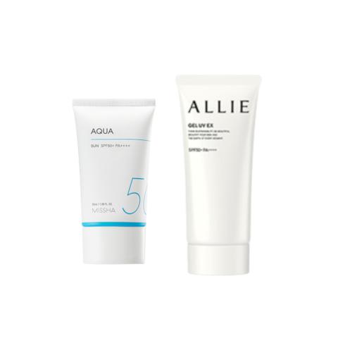 Missha Aqua Sun X Kanebo Hero Sunscreen Set B Missha Aqua Sun X Kanebo Hero Sunscreen Set B