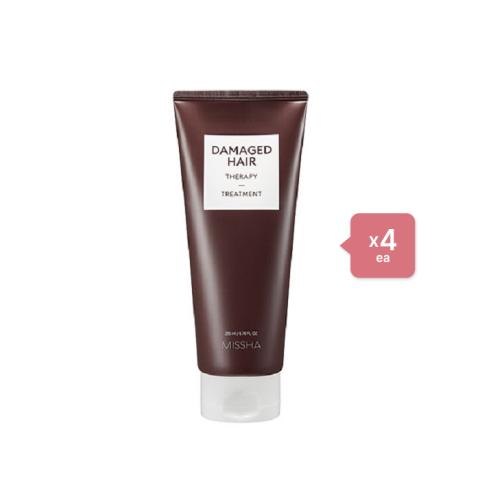 MISSHA - Damaged Hair Therapy Treatment - 200ml (4ea) Set MISSHA - Damaged Hair Therapy Treatment - 200ml (4ea) Set
