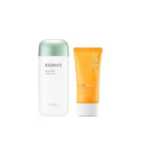 Missha Essence Milk X A'pieu Hero Sunscreen Set A