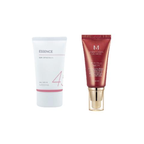 Missha Essence Sun X M Perfect Cover BB cream # 23 Set Missha Essence Sun X M Perfect Cover BB cream # 23 Set