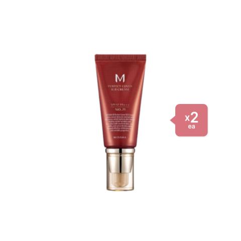 MISSHA M Perfect Cover BB Cream - 50ml - #21 Light Beige (2ea) Set MISSHA M Perfect Cover BB Cream - 50ml - #21 Light Beige (2ea) Set