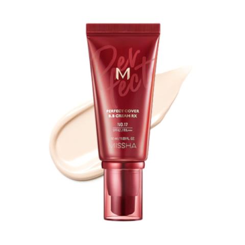 MISSHA - M Perfect Cover BB Crème RX - 50ml - 17 Bright Beige MISSHA - M Perfect Cover BB Crème RX - 50ml - 17 Bright Beige