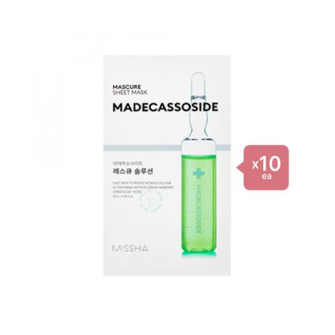 MISSHA Mascure Solution Sheet Mask - Madecassoside - 1pc (10ea) Set MISSHA Mascure Solution Sheet Mask - Madecassoside - 1pc (10ea) Set