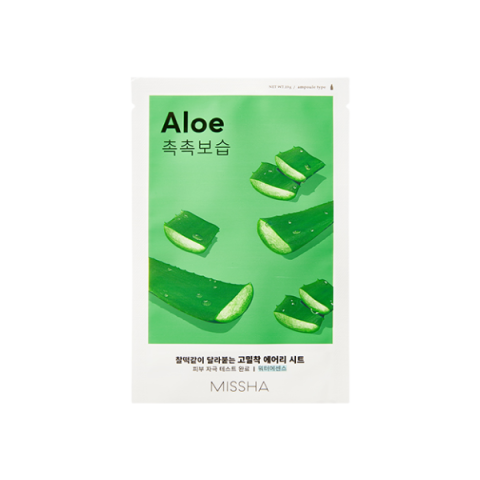 MISSHA - Masque en tissu léger et ajusté - Aloe vera - 20ea*19g MISSHA - Masque en tissu léger et ajusté - Aloe vera - 20ea*19g