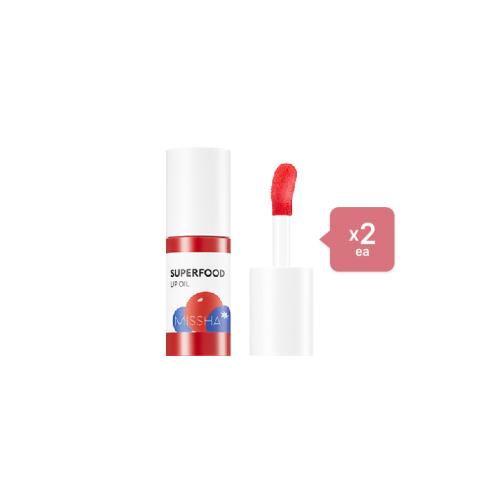 MISSHA Superfood Lip Oil - No.Berry (2ea) Set