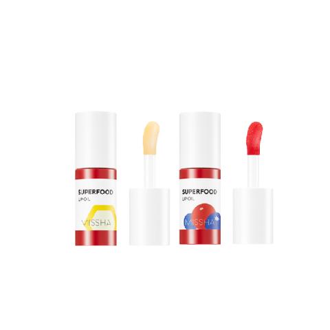 MISSHA Superfood Lip Oil Set (Berry & Honey) MISSHA Superfood Lip Oil Set (Berry & Honey)