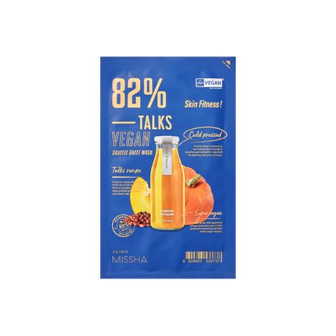 MISSHA - Talks Vegan Squeeze Masque en feuille - Skin Fitness - 27g