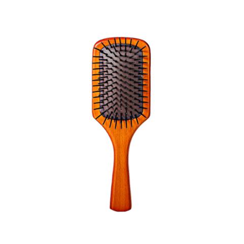 MissLady - Brosse à cheveux de massage avec coussin en bois - Taille M