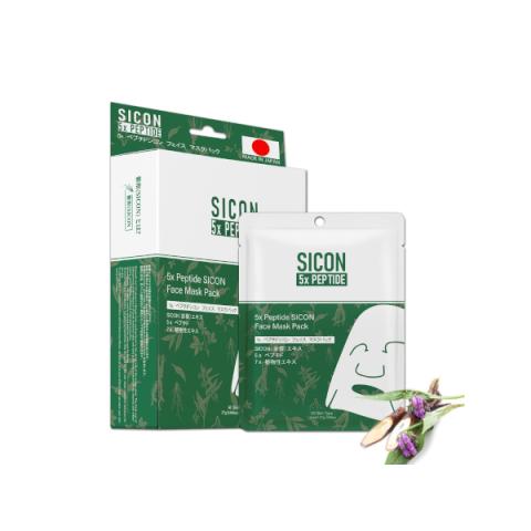 MITOMO - 5x Peptide SICON Pack de masques pour le visage - 10pièces