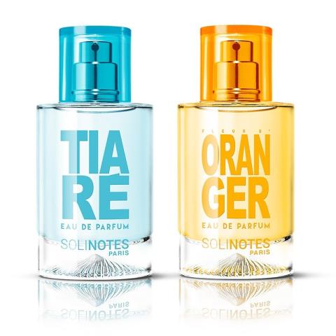 Mix Prodigieux : eau de parfum Tiaré 50ml et eau de parfum Fleur d'Oranger 50ml