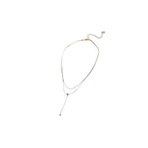 MsBlossom - Collier Superposé Bonnet - 1pièce - Gold