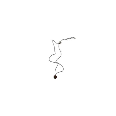 MsBlossom - Disc Necklace - 1pièce - Silver
