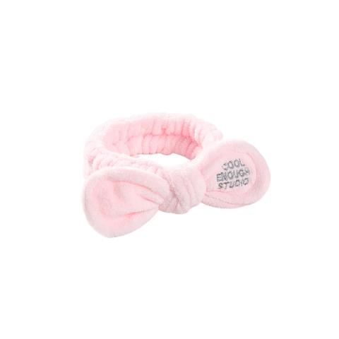 MsBlossom - Face Wash Cute Ribbon Headband - 1pièce - Pink