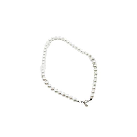MsBlossom - Faux Pearl Choker - 1pièce - White