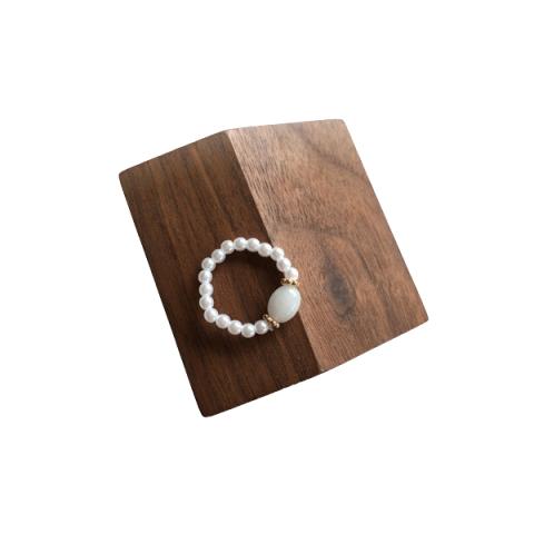 MsBlossom - Faux Pearl Ring - 1pièce - White MsBlossom - Faux Pearl Ring - 1pièce - White
