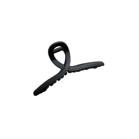 MsBlossom - Griffe de cheveux en croix unie - 1pièce - Black