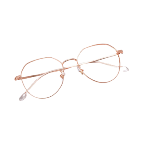 MsBlossom - Lunettes rondes en métal bloquant la lumière bleue -... MsBlossom - Lunettes rondes en métal bloquant la lumière bleue -...