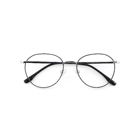 MsBlossom - Lunettes rondes en métal bloquant la lumière bleue -... MsBlossom - Lunettes rondes en métal bloquant la lumière bleue -...