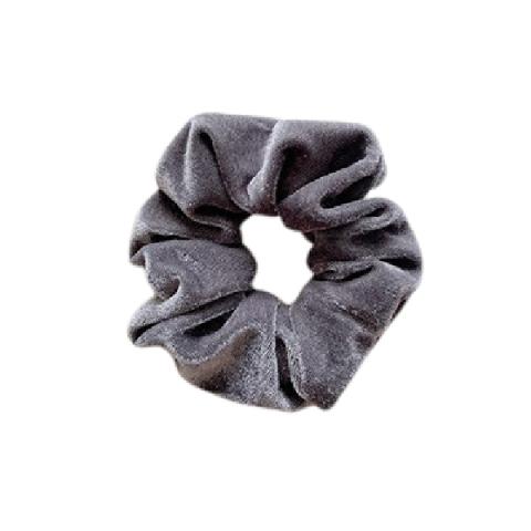MsBlossom - Velvet Hair Tie - 1pièce - Grey