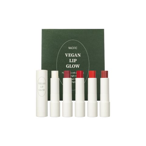 Nacific - Coffret Vegan Lip Glow - 3.9g * 5ea
