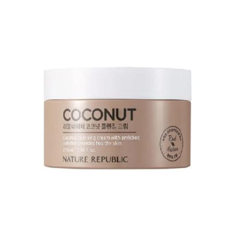 NATURE REPUBLIC - Crème Nettoyante Vraie Nature - 210ml - Coconut
