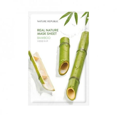 NATURE REPUBLIC - Masque en feuille Real Nature - Bamboo - 10pièce