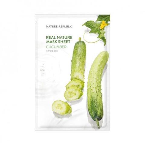 NATURE REPUBLIC - Masque en feuille Real Nature - Cucumber - 1pièce NATURE REPUBLIC - Masque en feuille Real Nature - Cucumber - 1pièce