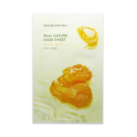 NATURE REPUBLIC - Masque en Feuille Real Nature - Royal Jelly -...