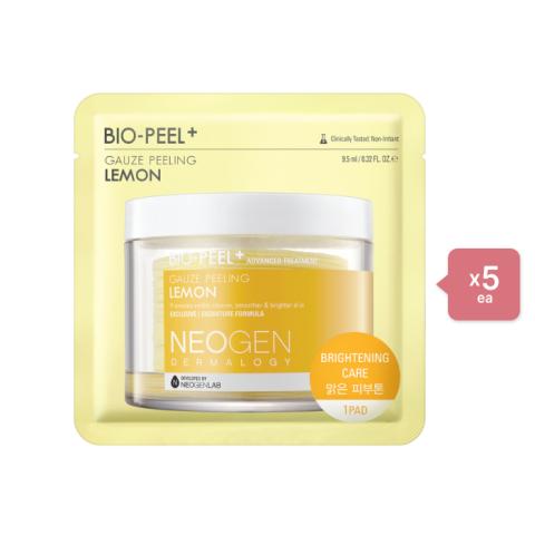 NEOGEN Dermalogy Bio-Peel Gauze Peeling Pad Lemon - 1pad (5ea) Set NEOGEN Dermalogy Bio-Peel Gauze Peeling Pad Lemon - 1pad (5ea) Set