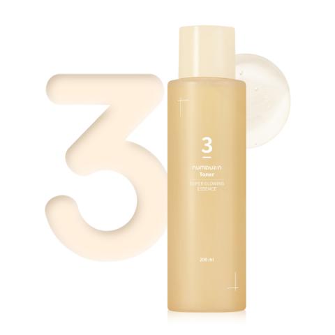 numbuzin - Toner Essence Super Glowing No.3 - 200ml