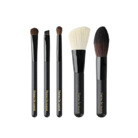 NUSVAN - Ensemble de pinceaux de maquillage - Black - 5pièces