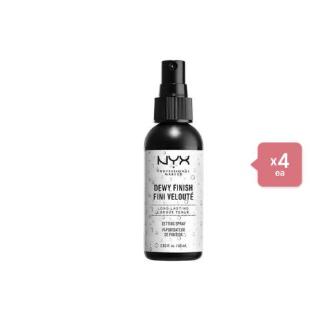 NYX - Makeup Setting Spray - Dewy - 60ml (4ea) Set