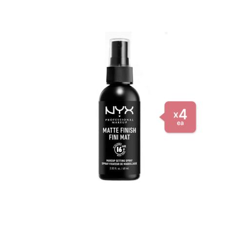 NYX - Makeup Setting Spray - Matte - 60ml (4ea) Set NYX - Makeup Setting Spray - Matte - 60ml (4ea) Set