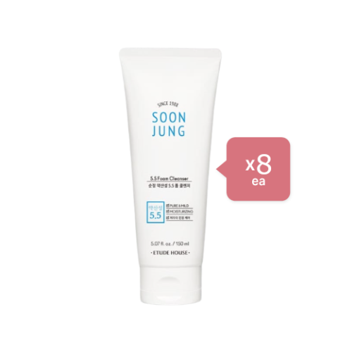 [Offres] Etude House - Soon Jung 5.5 Foam Cleanser - 150ML - White