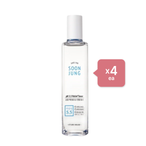 [Offres] Etude House - Soon Jung PH 5.5 Relief Toner - 200ml (4ea) Set
