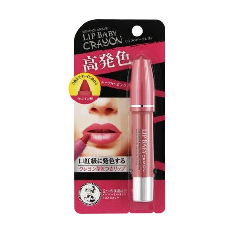 [Offres] Rohto Mentholatum - Lip Baby Crayon - 3g - Moody Pink